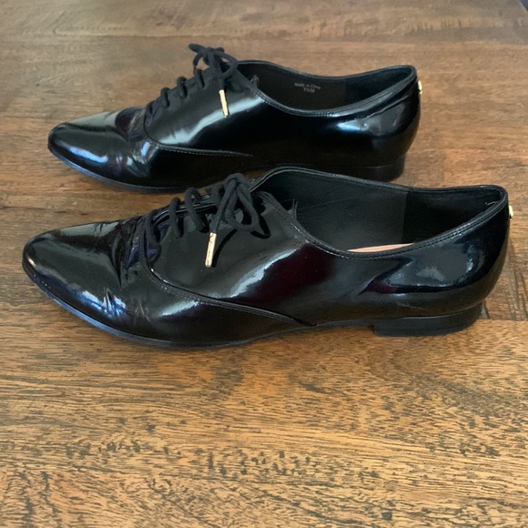 ♠️ Kate Spade Black Patent Leather Flats  ♠️ - Picture 4 of 9